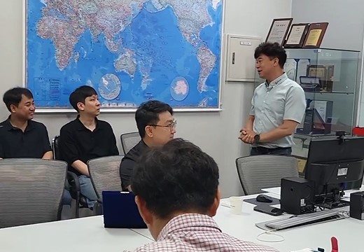 대표님 축사 모습